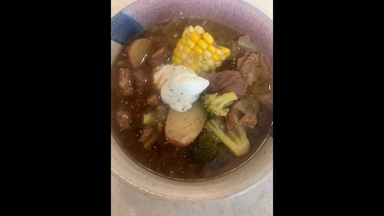 BEEF CHUCK SOUP FOR FALL WEATHER