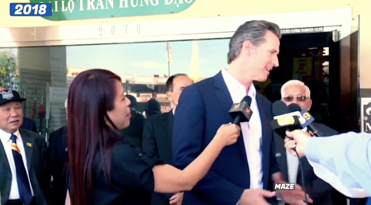 2018: Gavin Newsom: Next Governor of CA is a Failure…OOOPS, That’s Me ( if he Doesn’t’ Fix the Homeless Issue)
