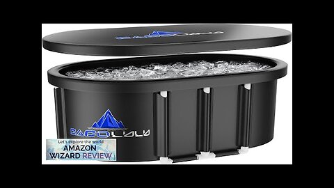 XL Ice Bath Tub for Athletes Portable Cold Plunge with Cover Review