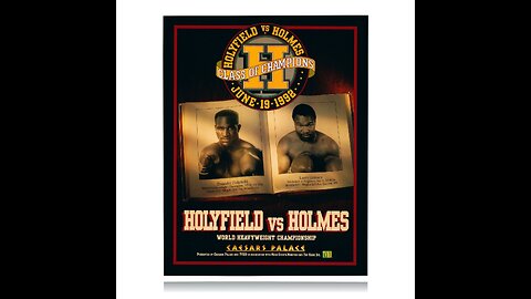 Larry Holmes vs Evander Holyfield - Jun 19 1992 - Caesars Palace, Las Vegas, NV