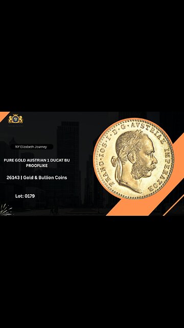 PURE GOLD AUSTRIAN 1 DUCAT BU PROOFLIKE