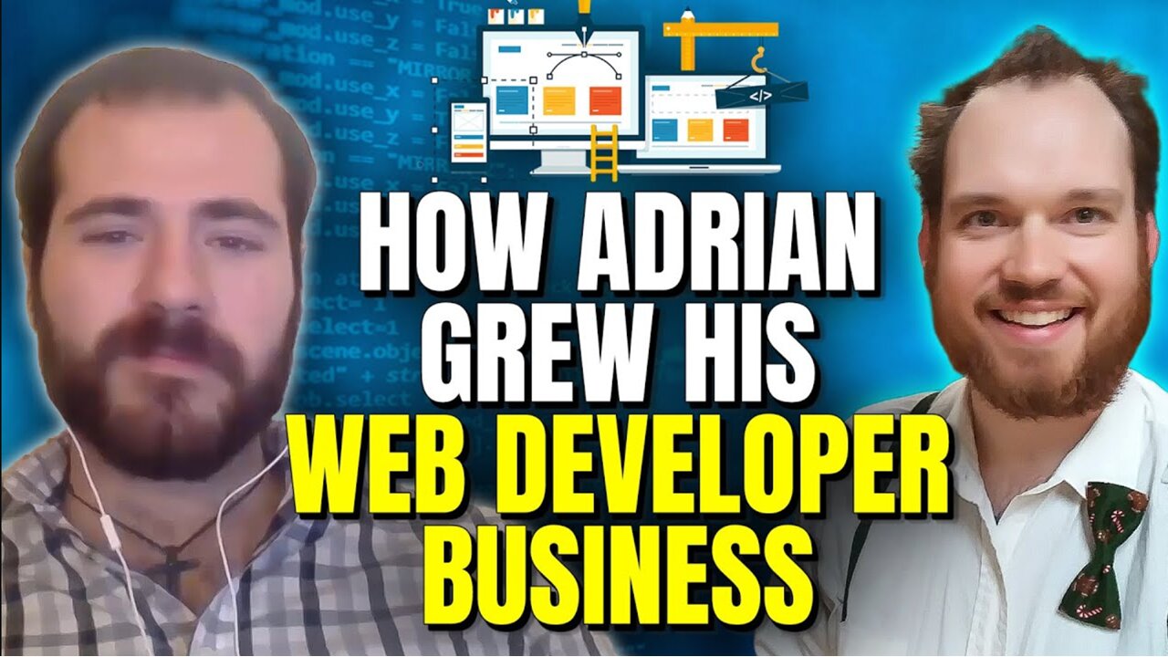 How Adrian's Web Development Business Grew with Celebrity Ghostwriter and Writing Coach Joshua Lisec