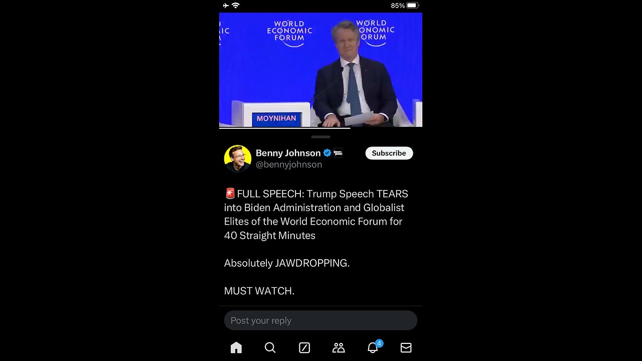 Trump speech Davos part 6