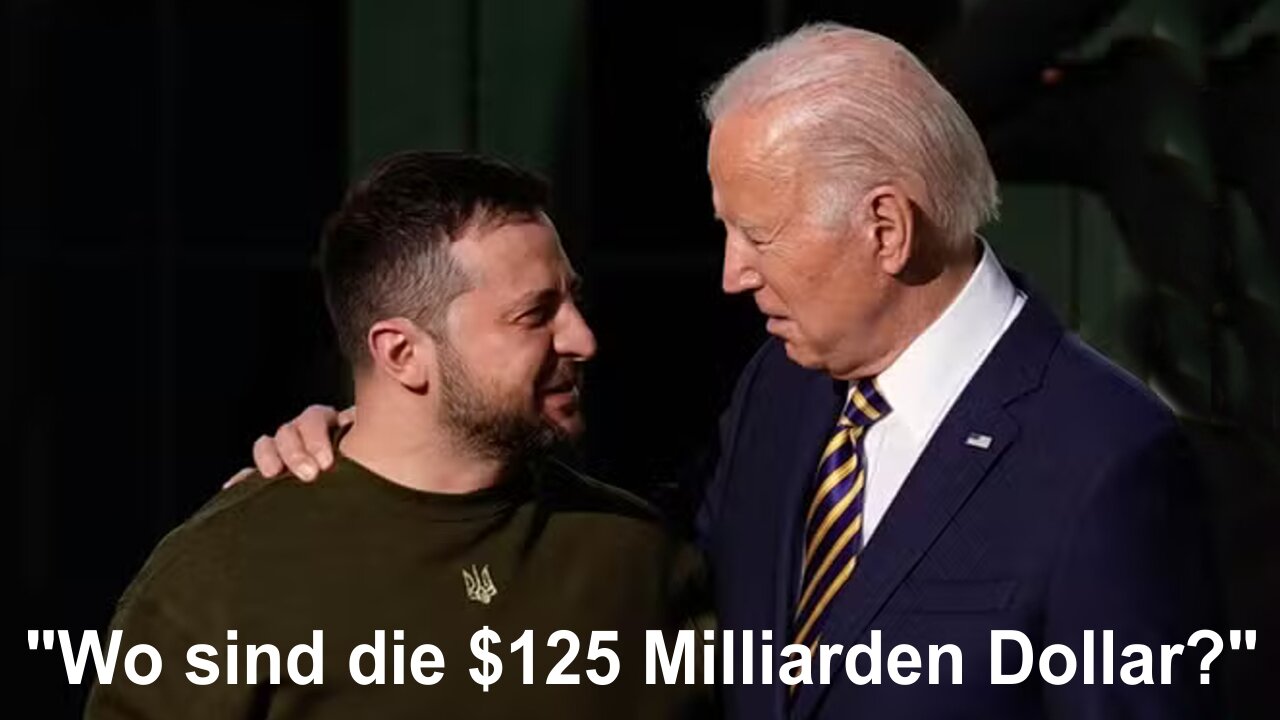 Sie gehen sich an die Gurgel, Selenski beschuldigt Biden - bis zu $175 Mrd. Dollar verschwunden