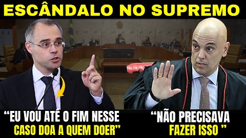 ANDRE MENDONÇA DEIXA DE TIRAR FERIS PRA EVITAR GOLPE NO STF