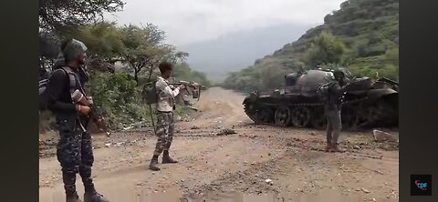 TDF Tigray defence forces captured Ethiopian army tank