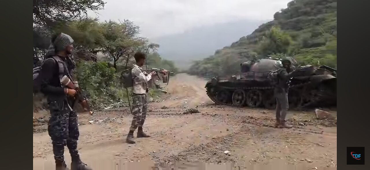 TDF Tigray defence forces captured Ethiopian army tank