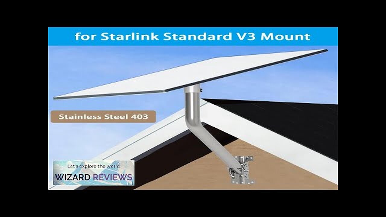 Starlink Gen 3 Long Wall Mounting Kit Roof installation Connector Mounting Kits Review