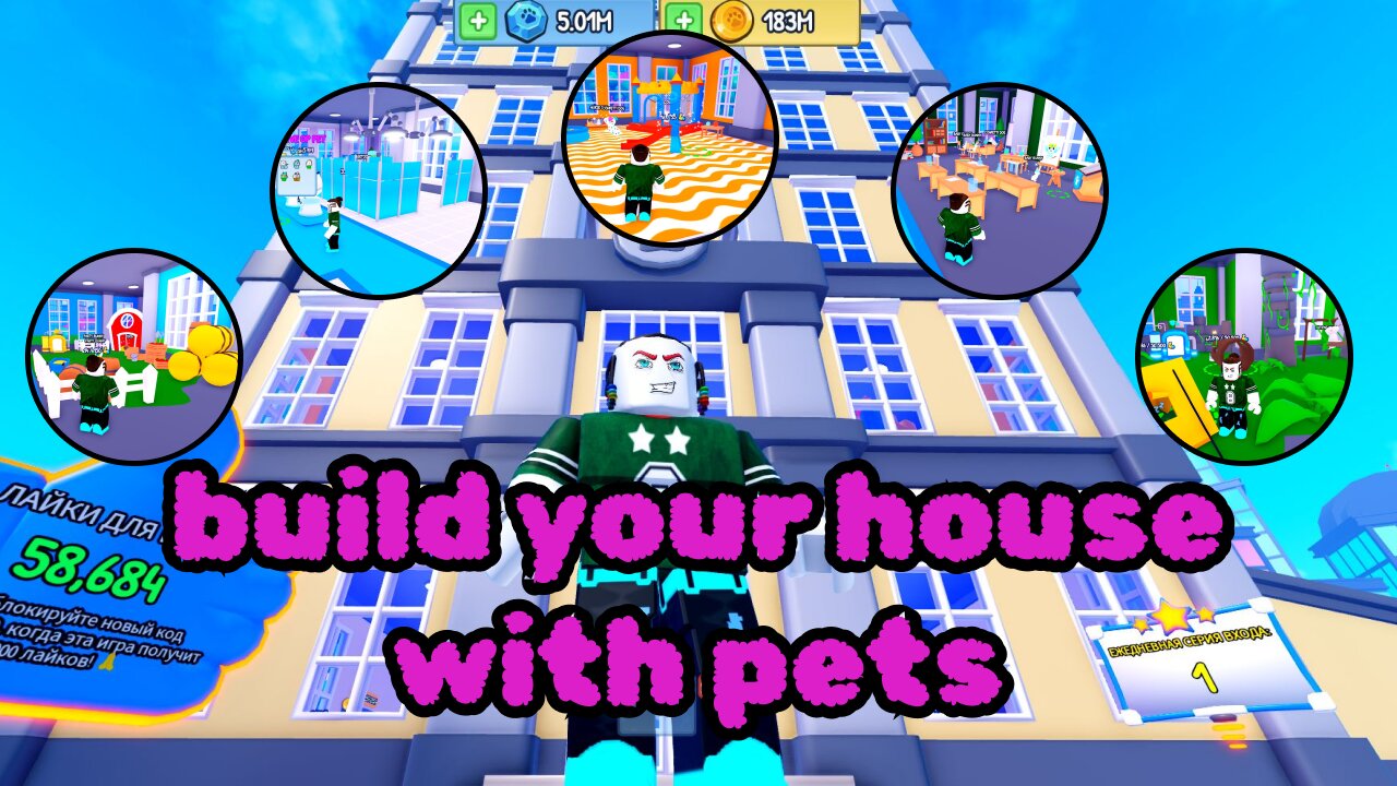 I built a whole house for my pets!