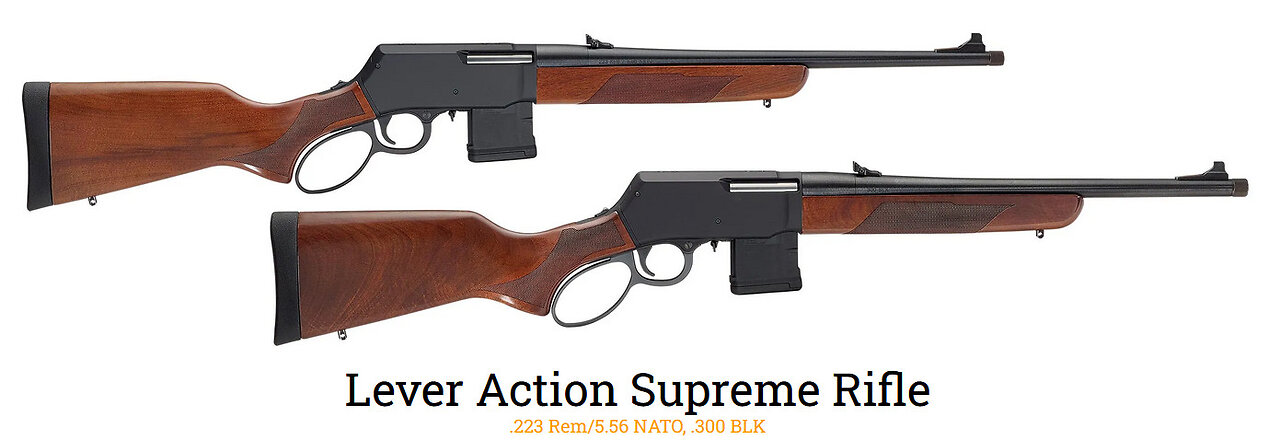 NEW FROM HENRY: Introducing the Lever Action Supreme Rifle