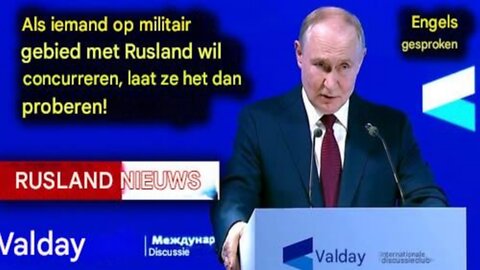 Als iemand op militair gebied met Rusland wil concurreren, laat hem dat dan maar proberen!