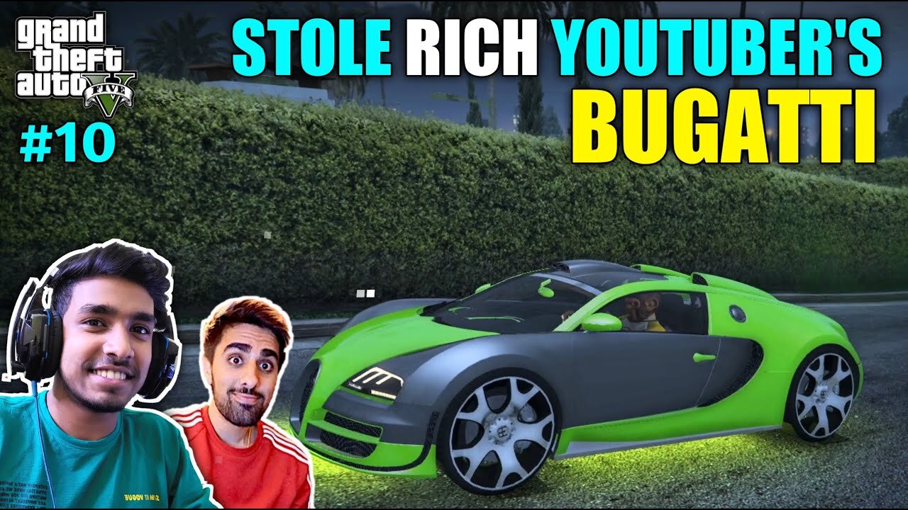 I Stole Rich Youtuber's Car | GTA V Gameplay #10