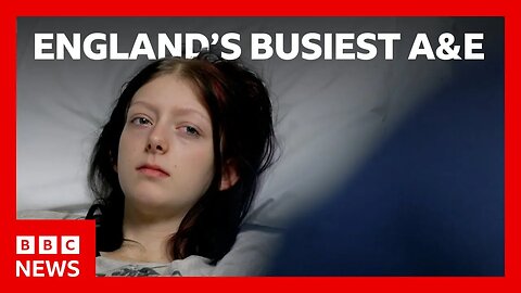 Inside England's busiest A&E seeing hundreds of flu patients daily | BBC News