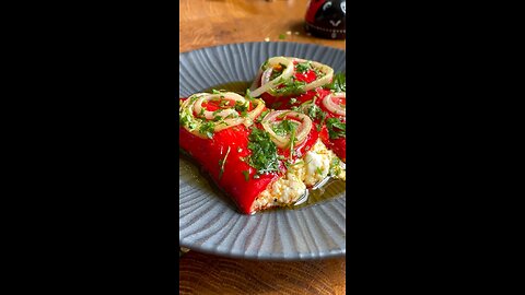 Greek Stuffed Peppers with Feta