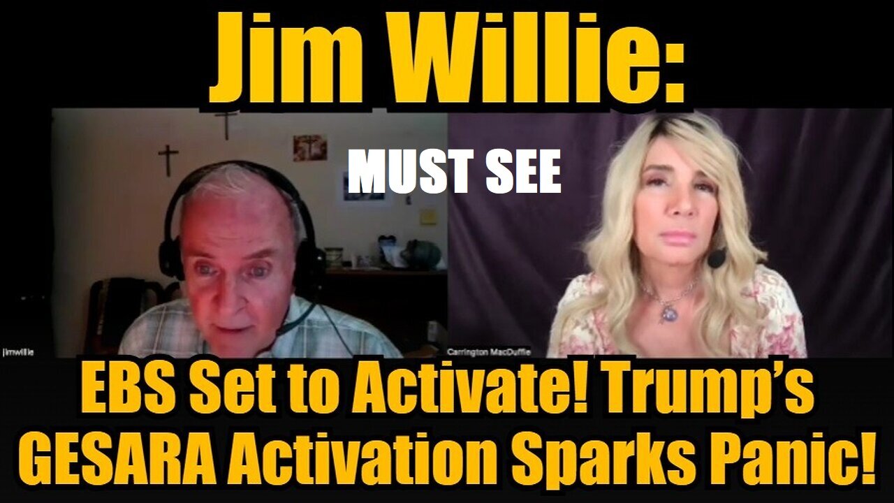 Jim Willie: EBS Set to Activate! Trump’s GESARA Activation Sparks Panic!MUST SEE