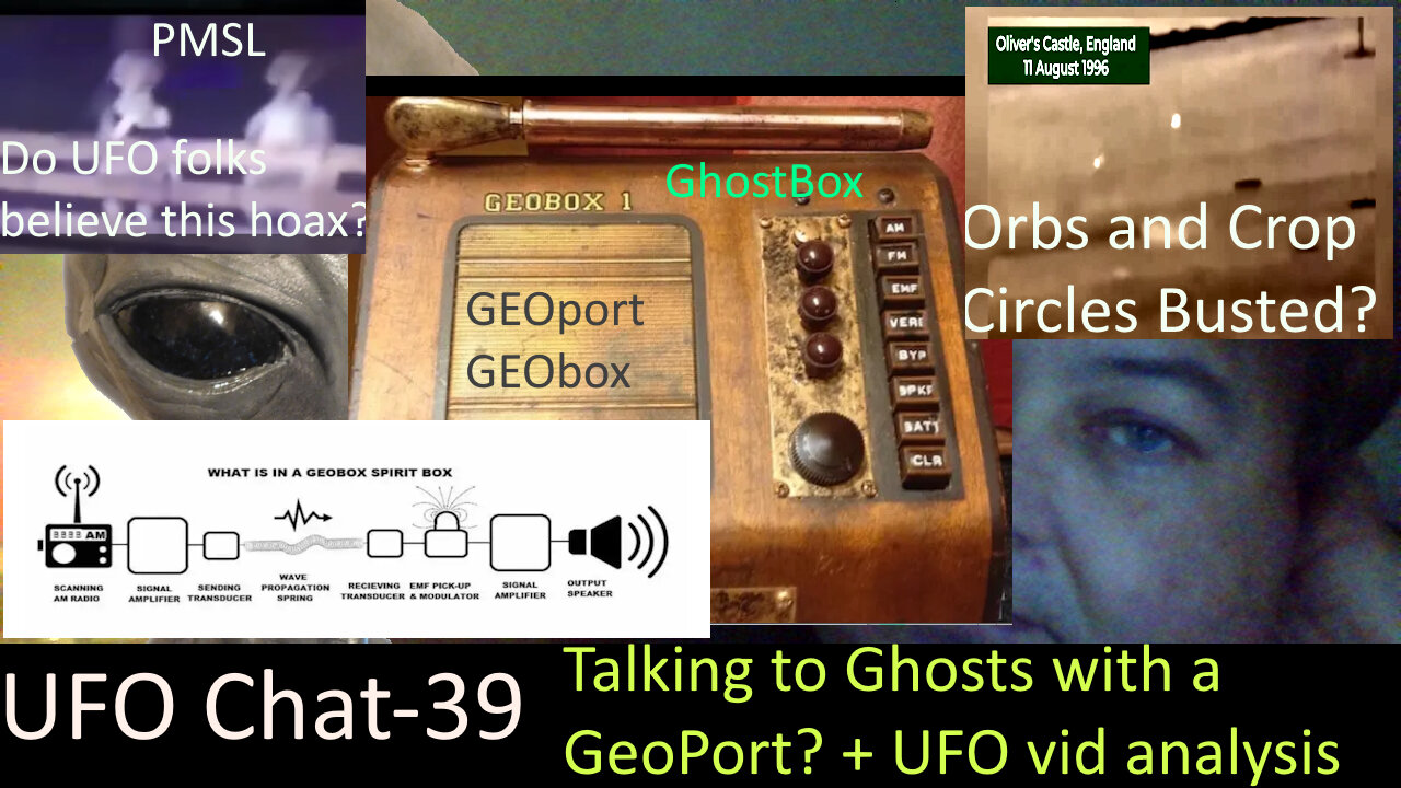 UFO Chat with Paul -39 GeoPort GhostBox Investigated + Orbs CropCricle+more viral UAP vids analyzed
