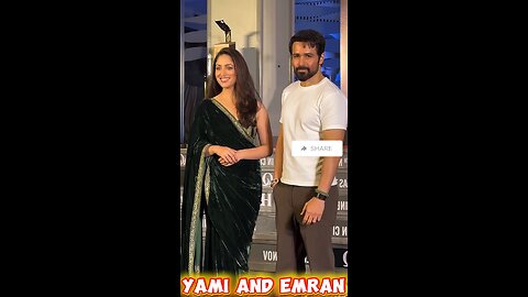 Bollywood Actress Yami Gautam With Emran Hashmi 🔥🌹♥️