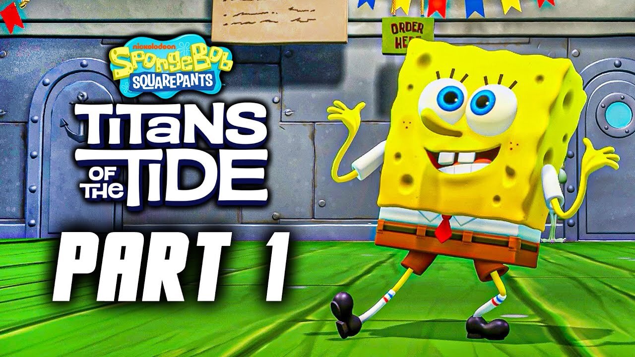 SpongeBob SquarePants Titans of the Tide - Gameplay Walkthrough Part 1 (No Commentary)
