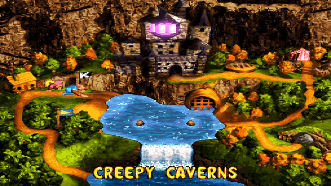 D.K.C. 3™ : DIXIE KONG'S Double Trouble! / ACT #7. KAOS KORE / A7#2. CREEPY CAVERNS! DK