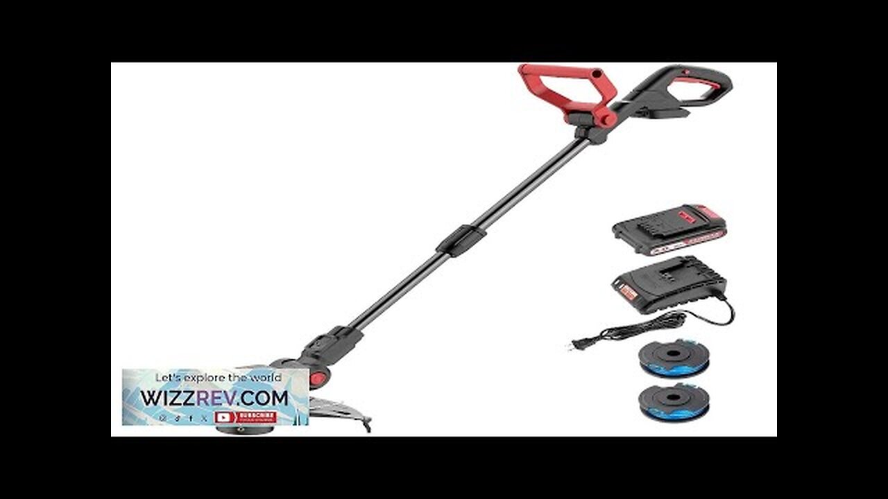 USA Direct Ecomax 12" Cordless String Trimmer & Edger 18V Electric Weed Review