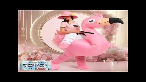 Flamingo Inflatable Costume Christms Mascot Halloween Costume for Women Adults Kids Cartoon Review