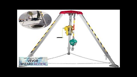 VEVOR Confined Space Kit with 2600lbs Winch Confined Space Rescue Tripod Review