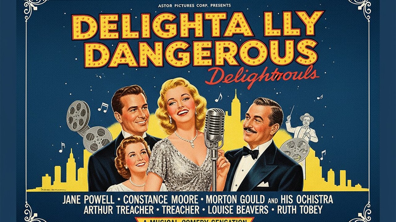 Delightfully Dangerous (1945) - Jane Powell's Musical Comedy Debut