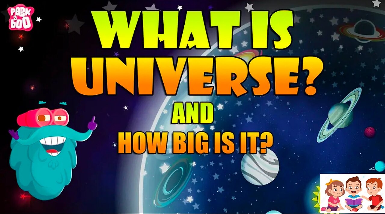 What Is Universe? | Size Of The Universe | The Dr Binocs Show |Follow for New Video..😇