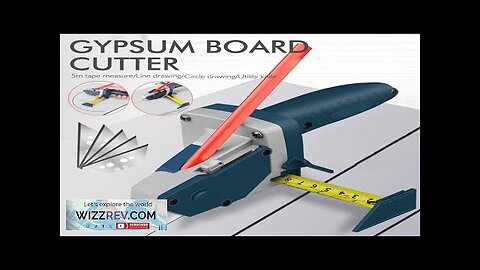 Drillpro Gypsum Board Cutting Tool All-in-one Hand Tool with Measuring Tape Review