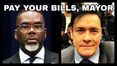 The Chicago Mayor Didn't Bother Paying His Bills?