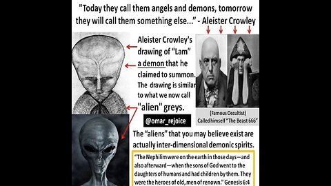 Aliens are demons