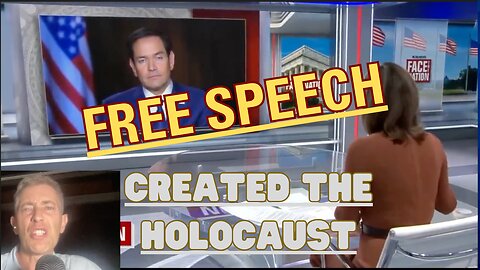 Face the Nation Claims Free Speech CAUSED the Holocaust