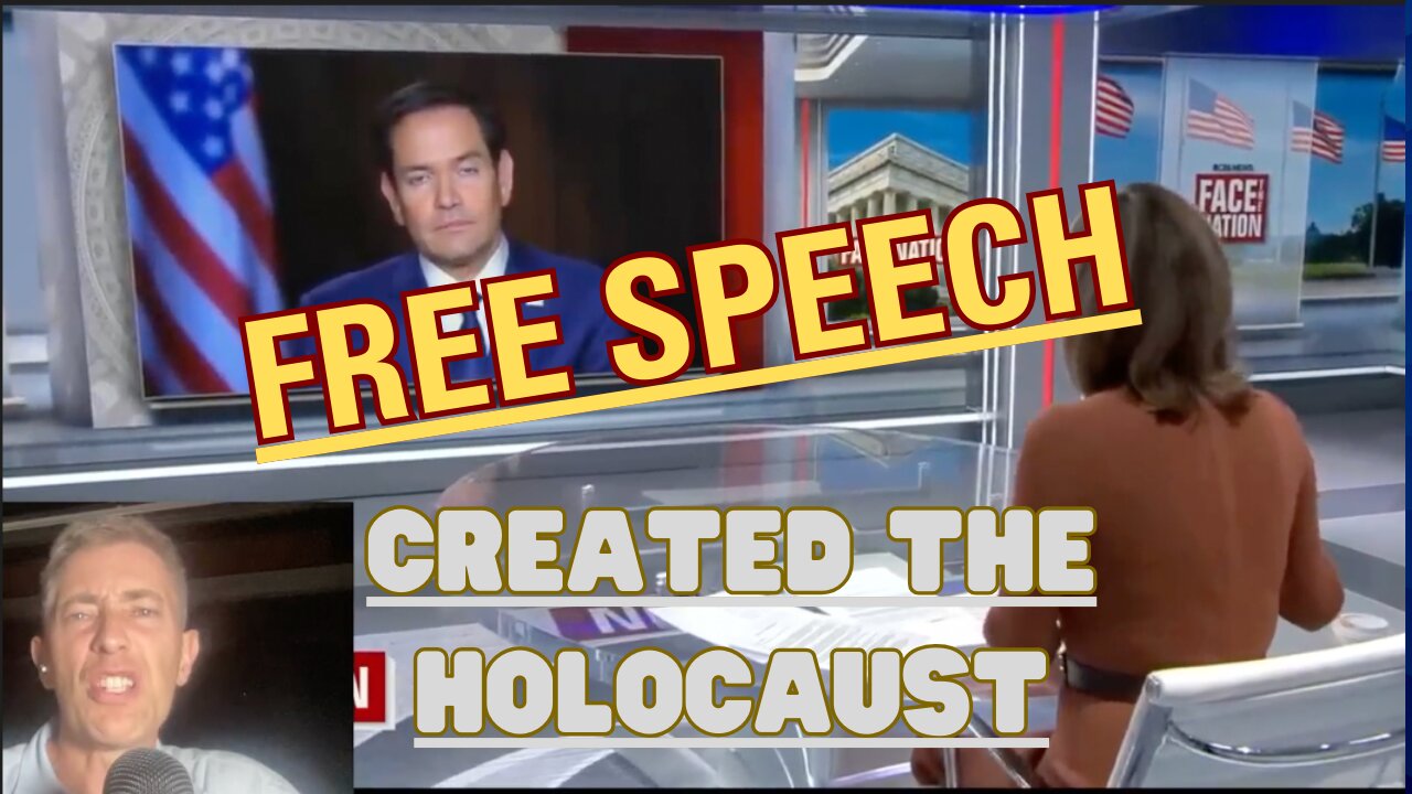 Face the Nation Claims Free Speech CAUSED the Holocaust
