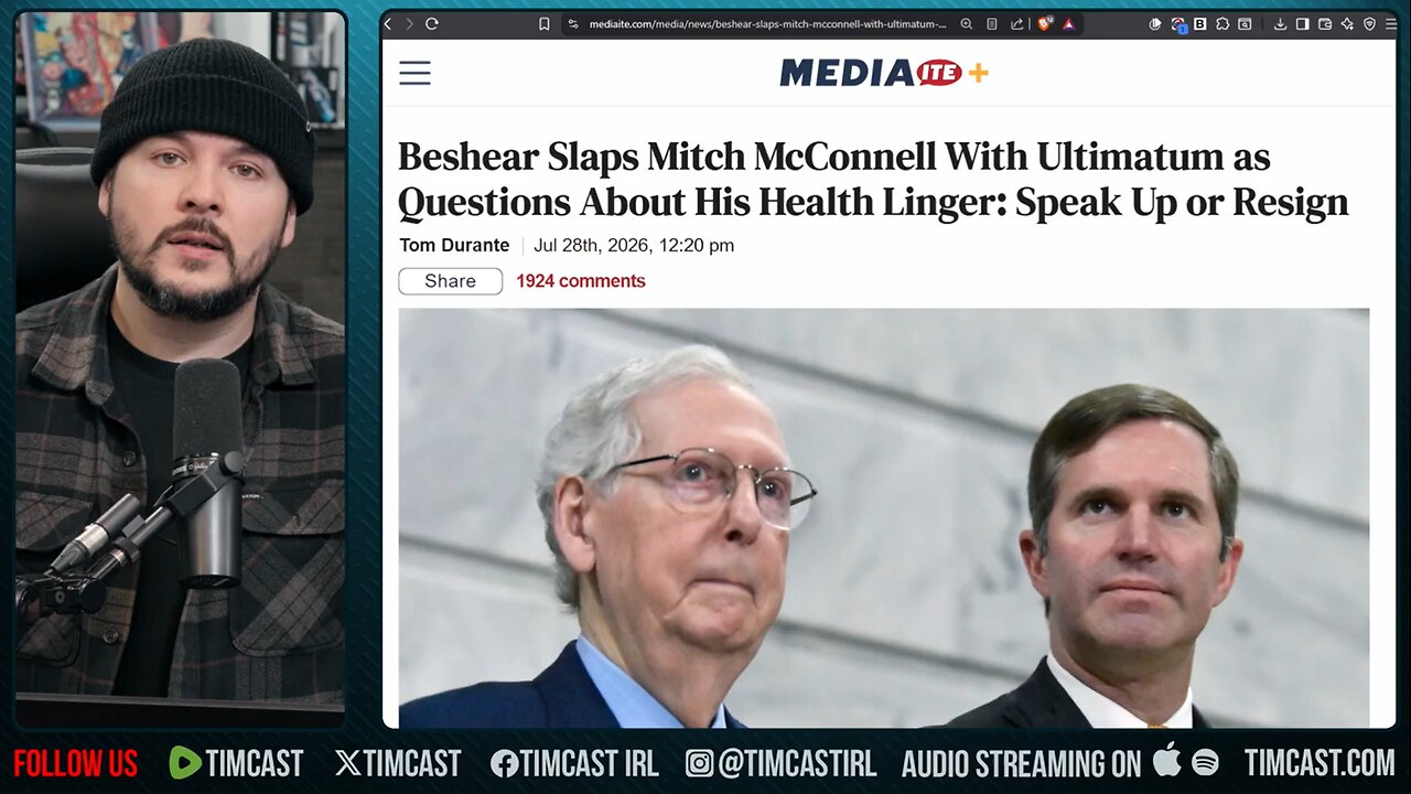 Democrat DEMANDS Proof Mitch McConnell IS ALIVE Or RESIGN | Tim Pool