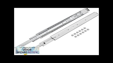 VEVOR Heavy Duty Drawer Slides 48" Length Locking Drawer Slides 500lbs Load Review