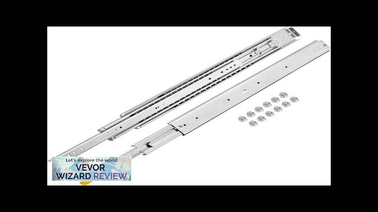 VEVOR Heavy Duty Drawer Slides 48" Length Locking Drawer Slides 500lbs Load Review