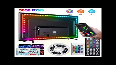 Smart Led Strip Light 5050 RGB USB 5V Bluetooth APP Remote Control Review