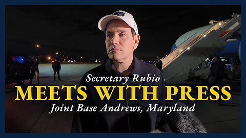 Secretary Rubio delivers remarks to the press