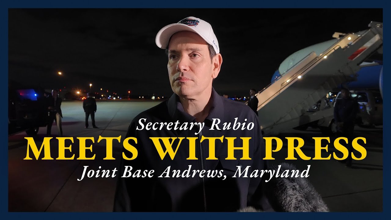 Secretary Rubio delivers remarks to the press