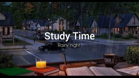 1 Hour Study Timer with Rain Sound