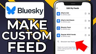 HOW TO MAKE YOUR OWN CUSTOM FEED ON BLUESKY SOCIAL