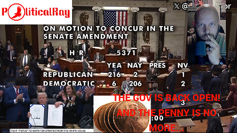 The Shutdown comes to end as President Trump signs the CR after it passes the House.