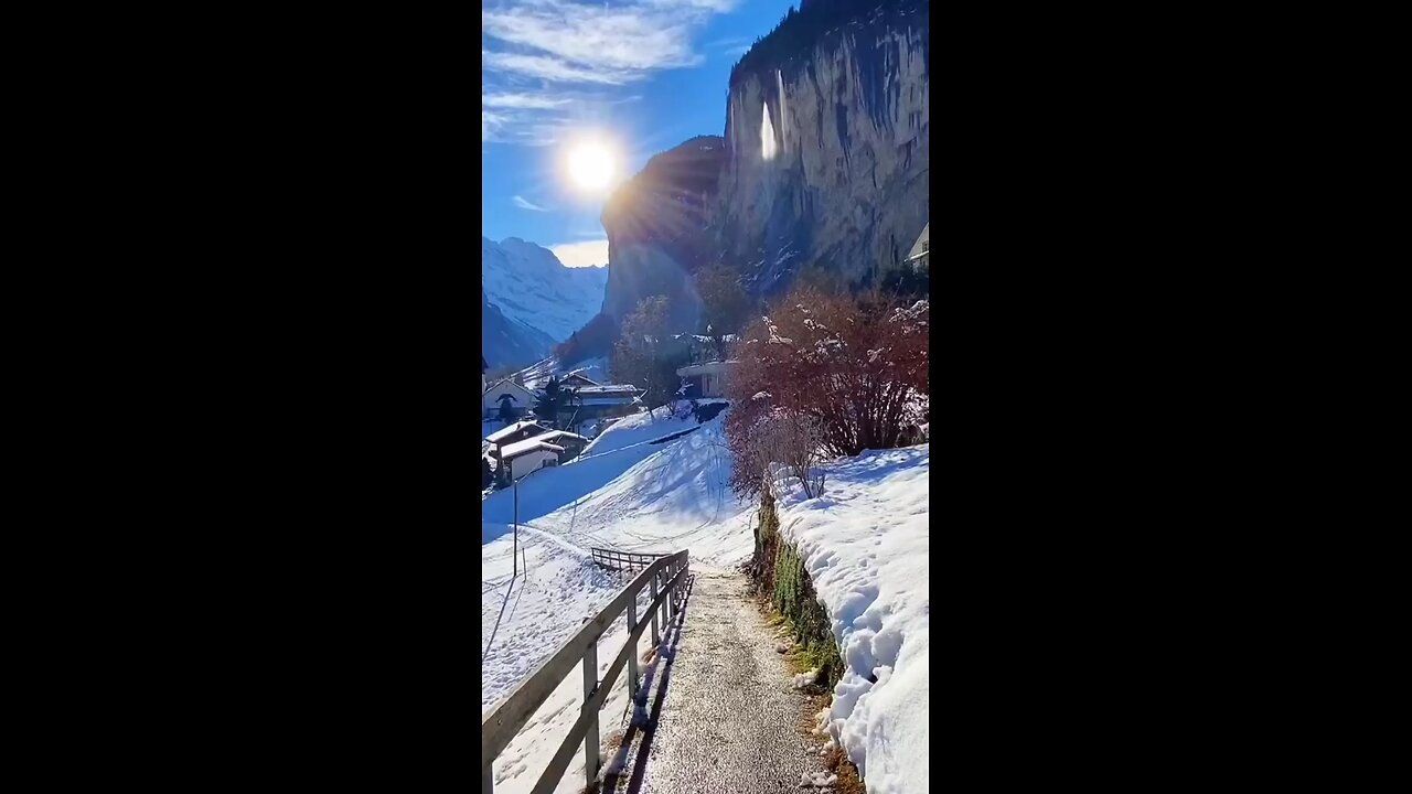 Snowfall in Switzerland – A Winter Wonderland ❄️🇨🇭✨