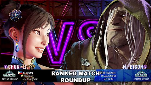Kuya Kalbo SF6 Ranked Roundup. Chun Li Master Rank [Hori Fight Stick]