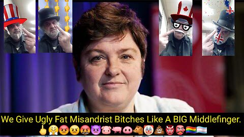 Julie Bindel Is A Disgusting Misandrist Feminazi. 🖕😤😡😠🤬👿🐷🐖🐽🐗🤡💩👹👺🏳️‍🌈🏳️‍⚧️