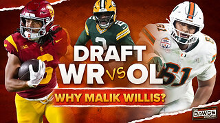 Draft WR vs OL + What's the Deal with Malik Willis?