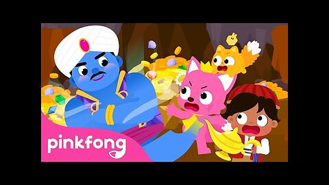 Aladdin and the Magic Lamp | Mystical Fairy Tale | Spooky Cartoon | Pinkfong Official