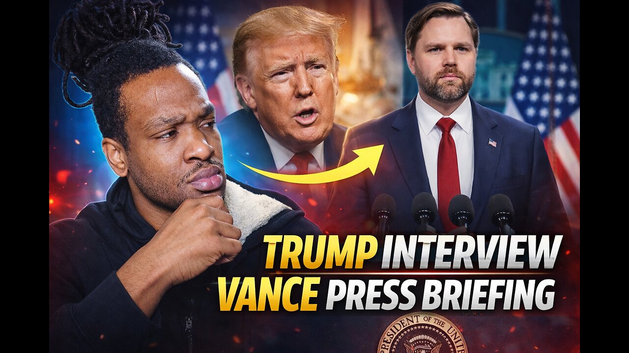 TRUMP INTERVIEW PLUS JD VANCE PRESS BRIEFING!