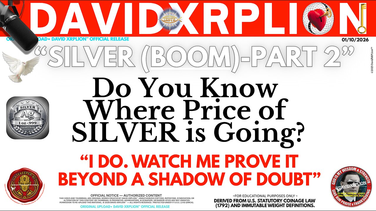 DavidXRPLion: SILVER (BOOM) PART 2 - Math Genius PROOF's It's PRICE Must Watch Trump News