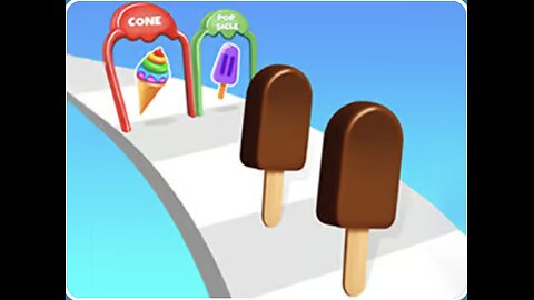 Ice Cream Stack Runner Game